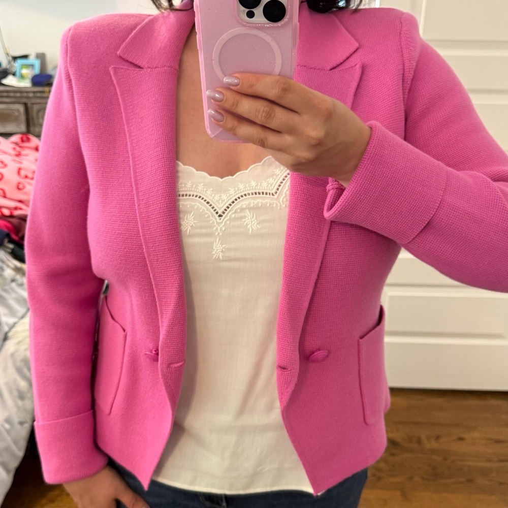 L'AGENCE Sofia Knit Blazer